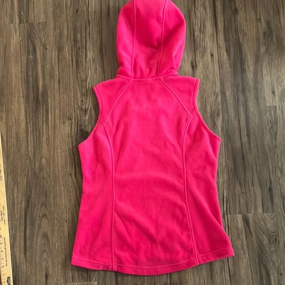 Columbia Bright Pink Hooded Vest - Picture 7 of 7
